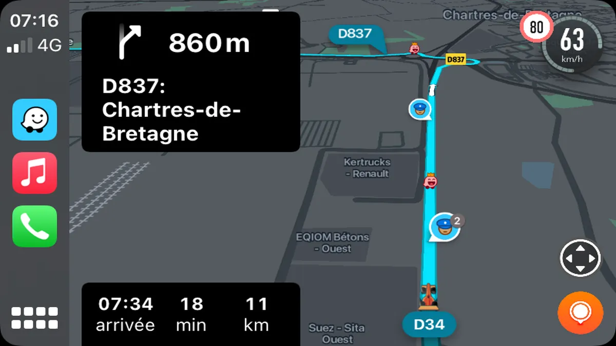 Cliente de alto padrão chegando a escritório corporativo após traçar rota orientada por anúncio patrocinado no Apple Maps.