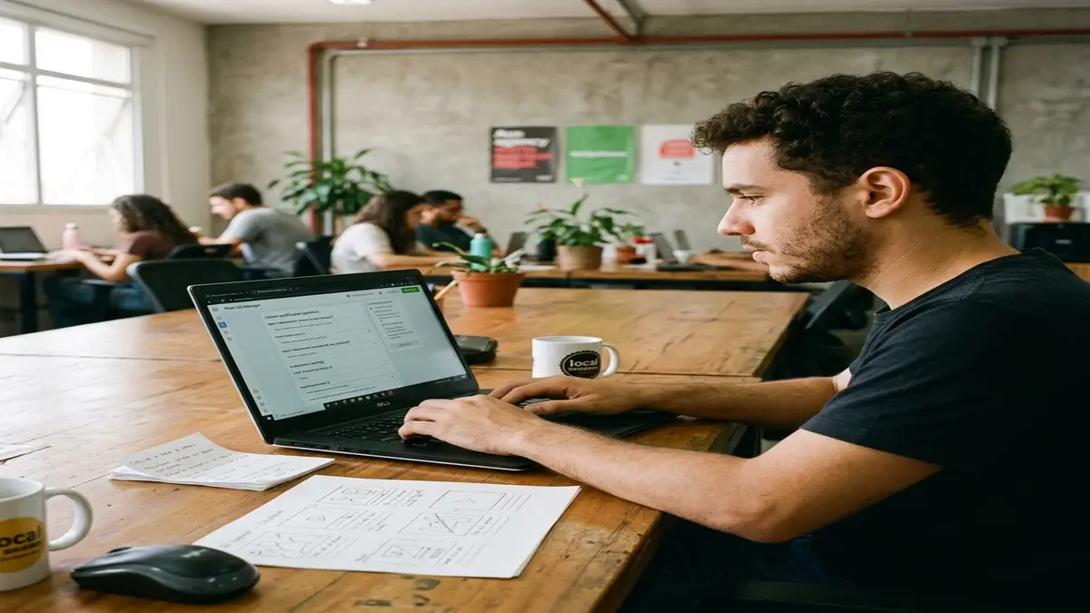 Gestor de tráfego configurando formulário de cadastro com perguntas de qualificação comercial no gerenciador de anúncios do Meta Ads.